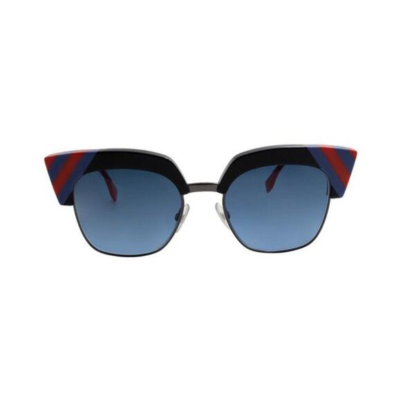 Fendi Waves Square Sunglasses FF0241S PJP 08 50 Bl - Picture 3 of 4